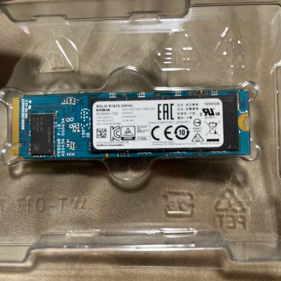 内蔵型SSD KIOXIA EXCERIA PLUS 1TB NVMe SSD
