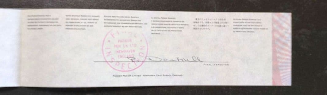 PARKER デュオフォールド 万年筆 ブルーマーブル GT 18K 英国製