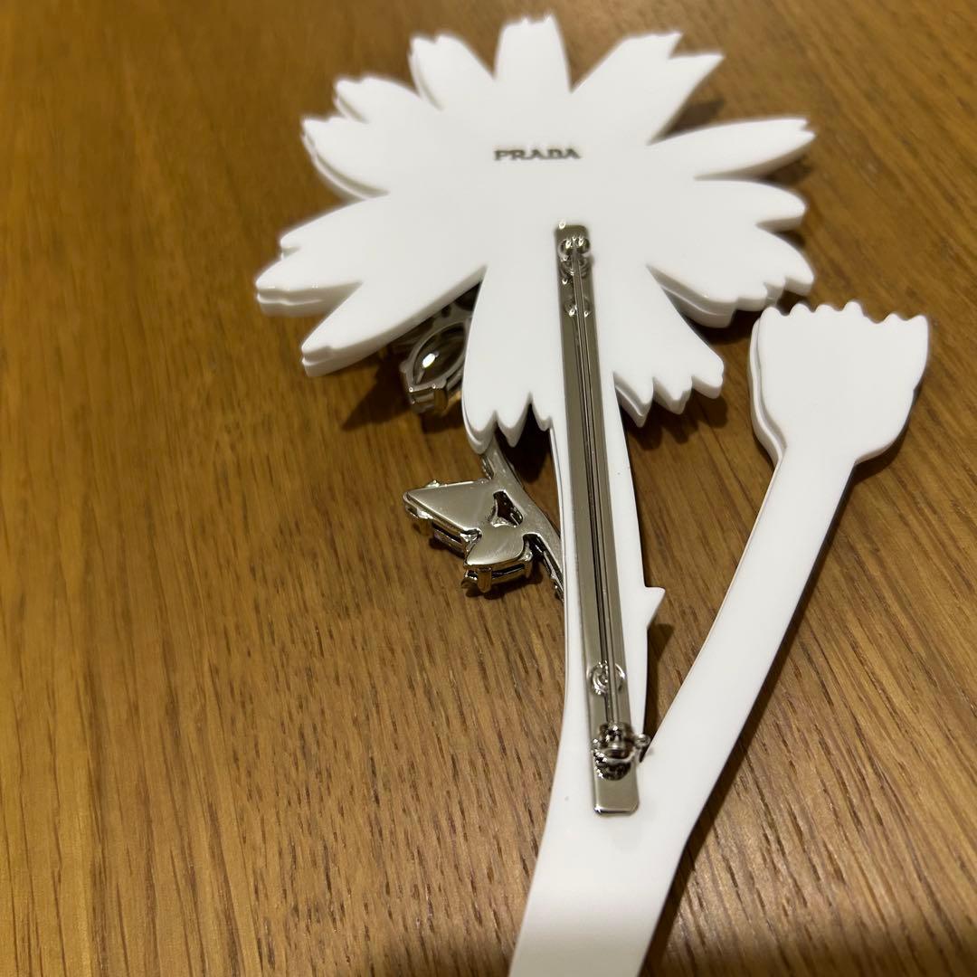 2015AW PRADA フラワーブローチ コサージュ