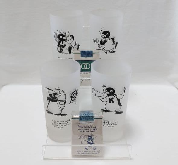 ペンギン KOOLクールアンティーク❤︎1954年プロステッドグラス完璧セット！