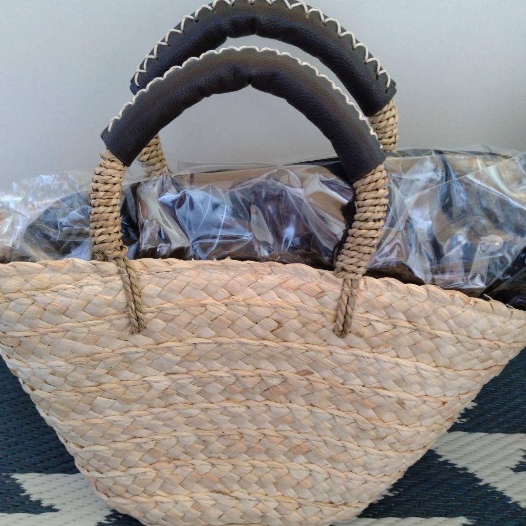 新品　DEAN & DELUCAビームス かごバッグ 保冷バッグ付き小サイズ