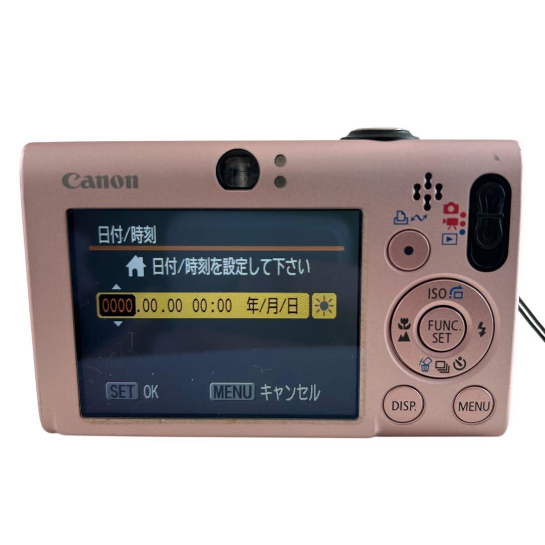 動作確認済み Canon IXY DIGITAL 20 is コンデジ ピンク