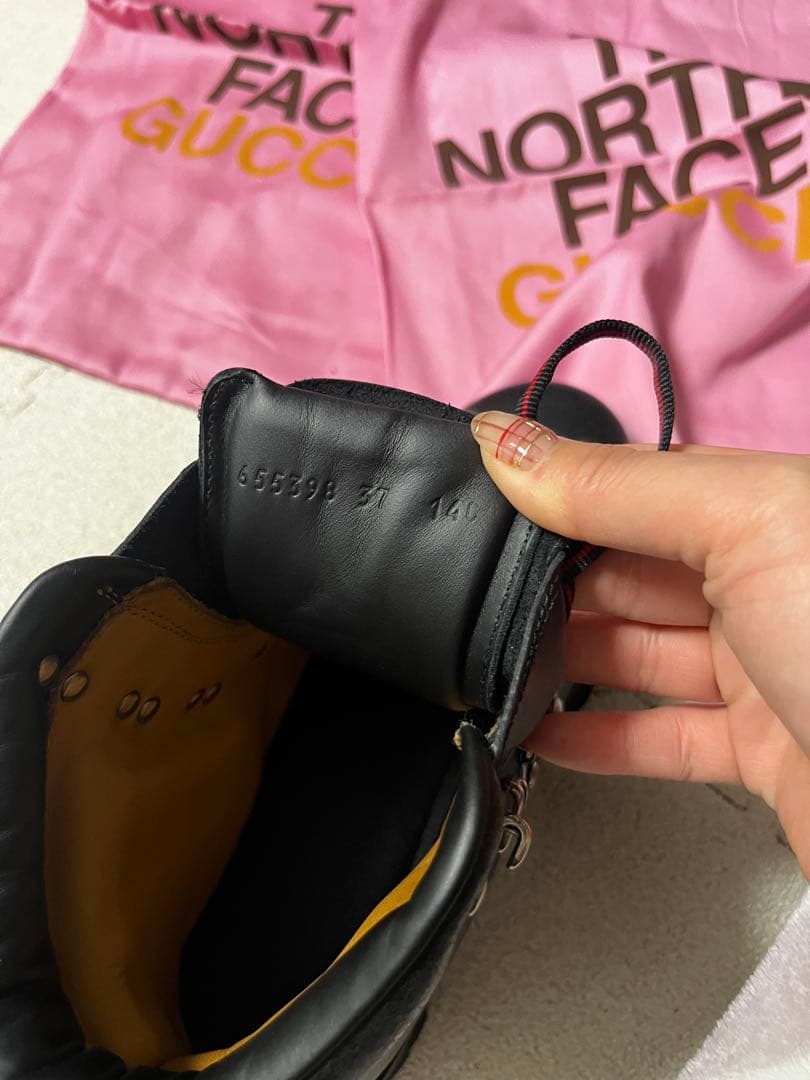 GUCCI×THE NORTH FACE レザー マウンテンブーツ箱付き