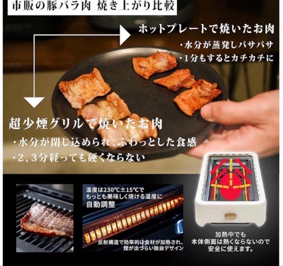 新品未開封　GLAMP 超少煙グリル SG-1