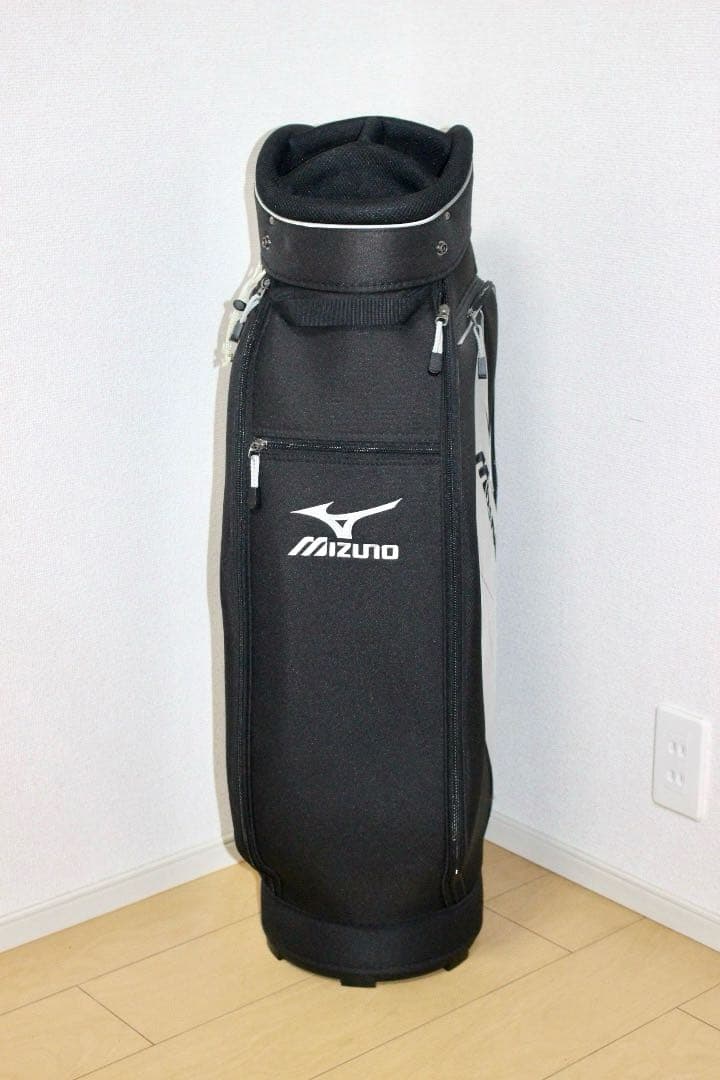 MIZUNO ミズノ キャディバッグ❗️ブラック×シルバー