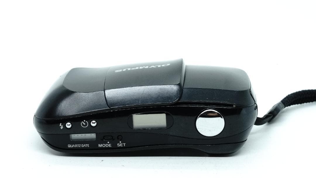 【T2351】 OLYMPUS μ ブラック ② オリンパス ミュー