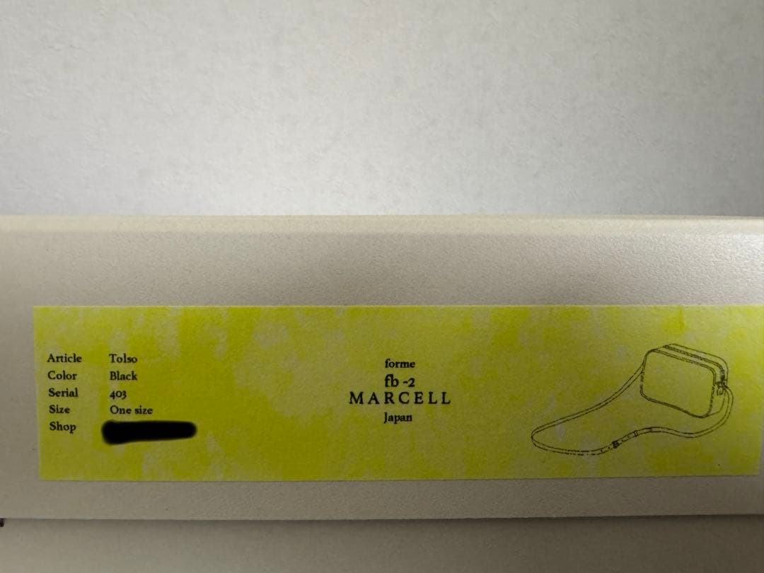 forme フォルメ　Marcel Siena Black