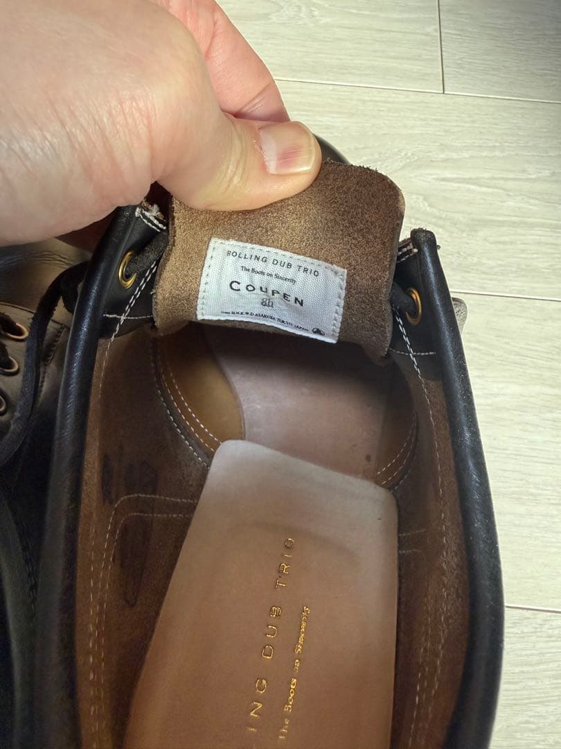ローリングダブトリオ　COUPEN (Black Guidi Calf)
