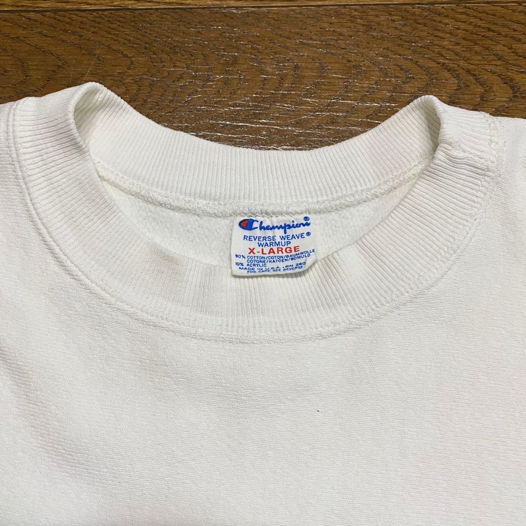80s Champion Michigan State 白スウェット XL