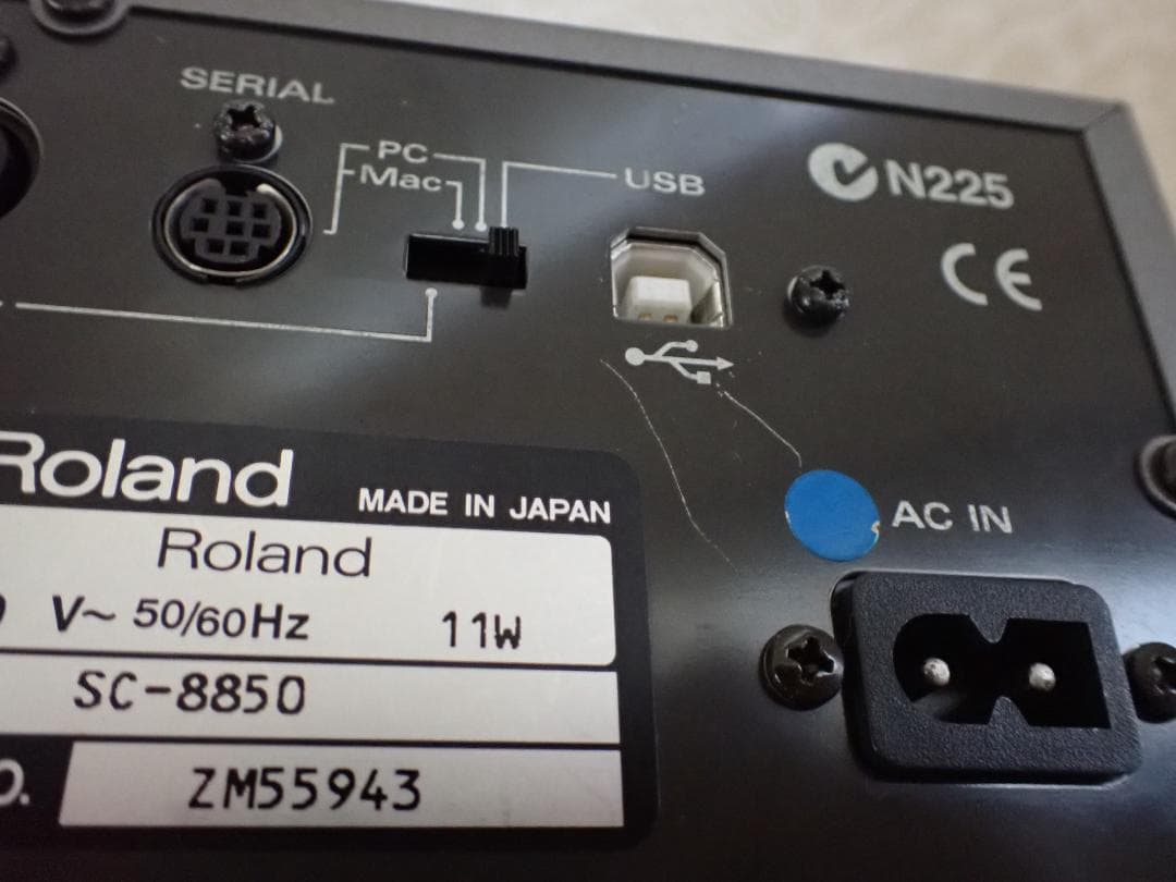 完動品 Roland sound canvas SC-8850 音源モジュール