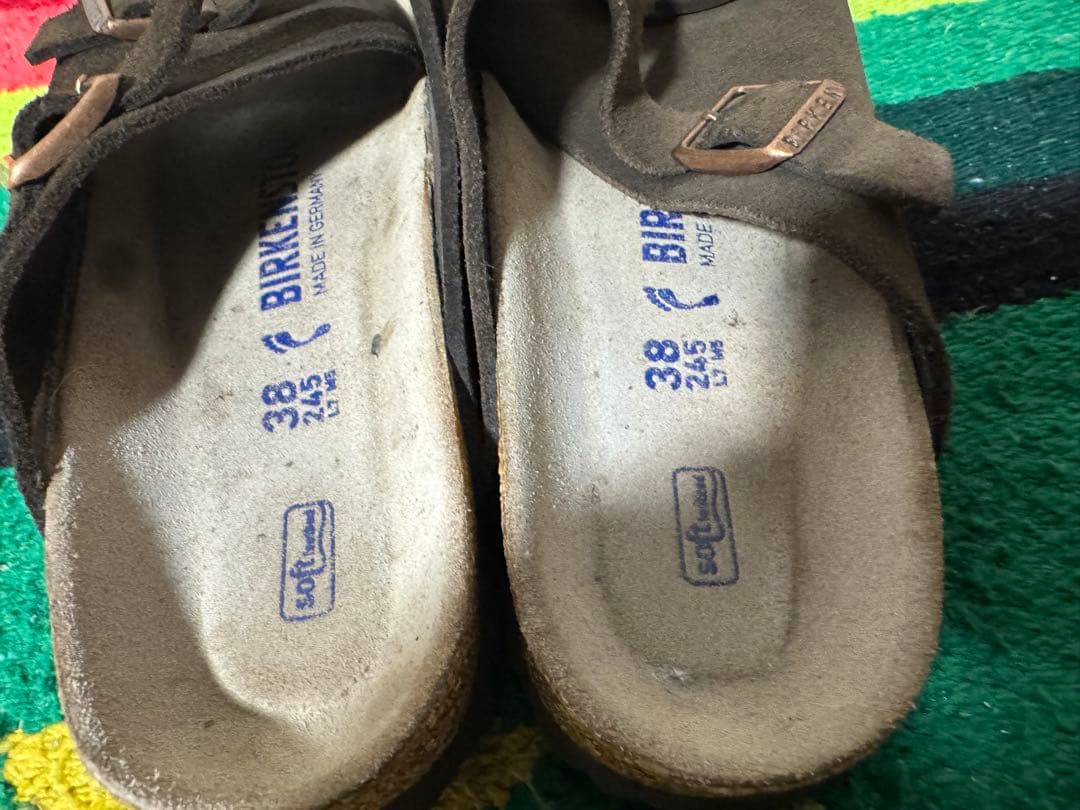 極美品 ビルケン チューリッヒ スエード モカ ブラウン ナロー 24.5cm