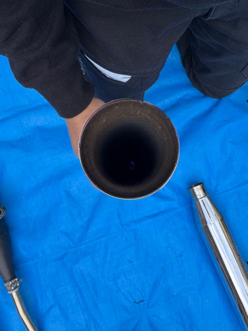 g*e様 ハーレーダビットソン 北米純正マフラー ダイナ FXDLローライダー