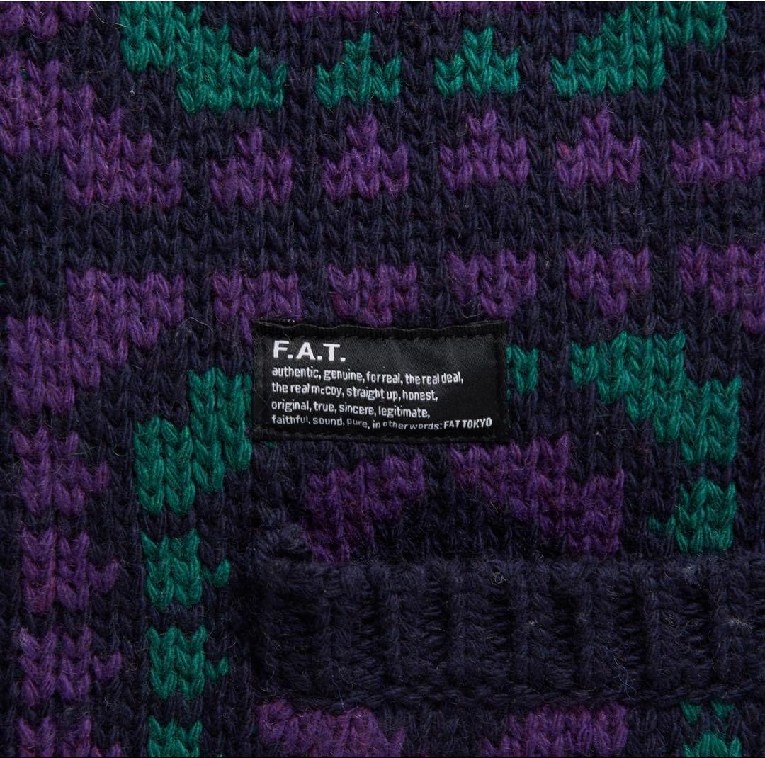 最終値下げFAT COWCHET TITCH PURPLE ニット