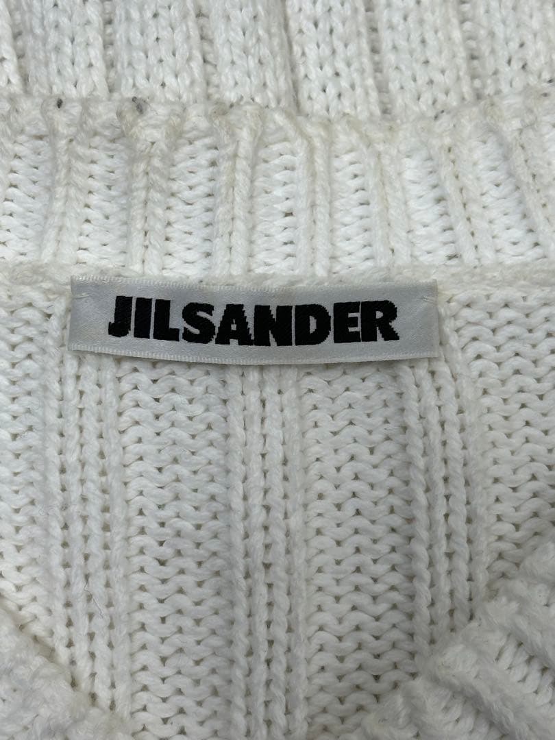 トップス JIL SANDER 00s Cotton V Neck Kint