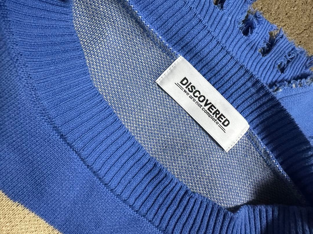 トップス DISCOVERED COTTON BONE KNIT