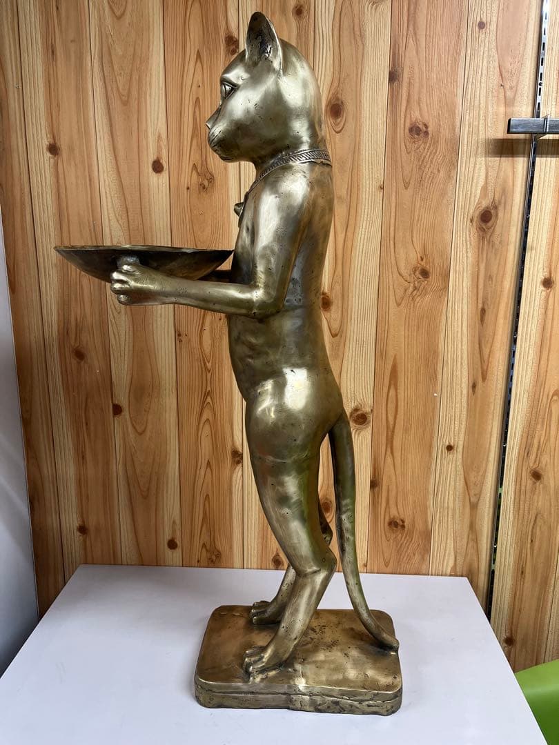 ネコ　ブロンズ