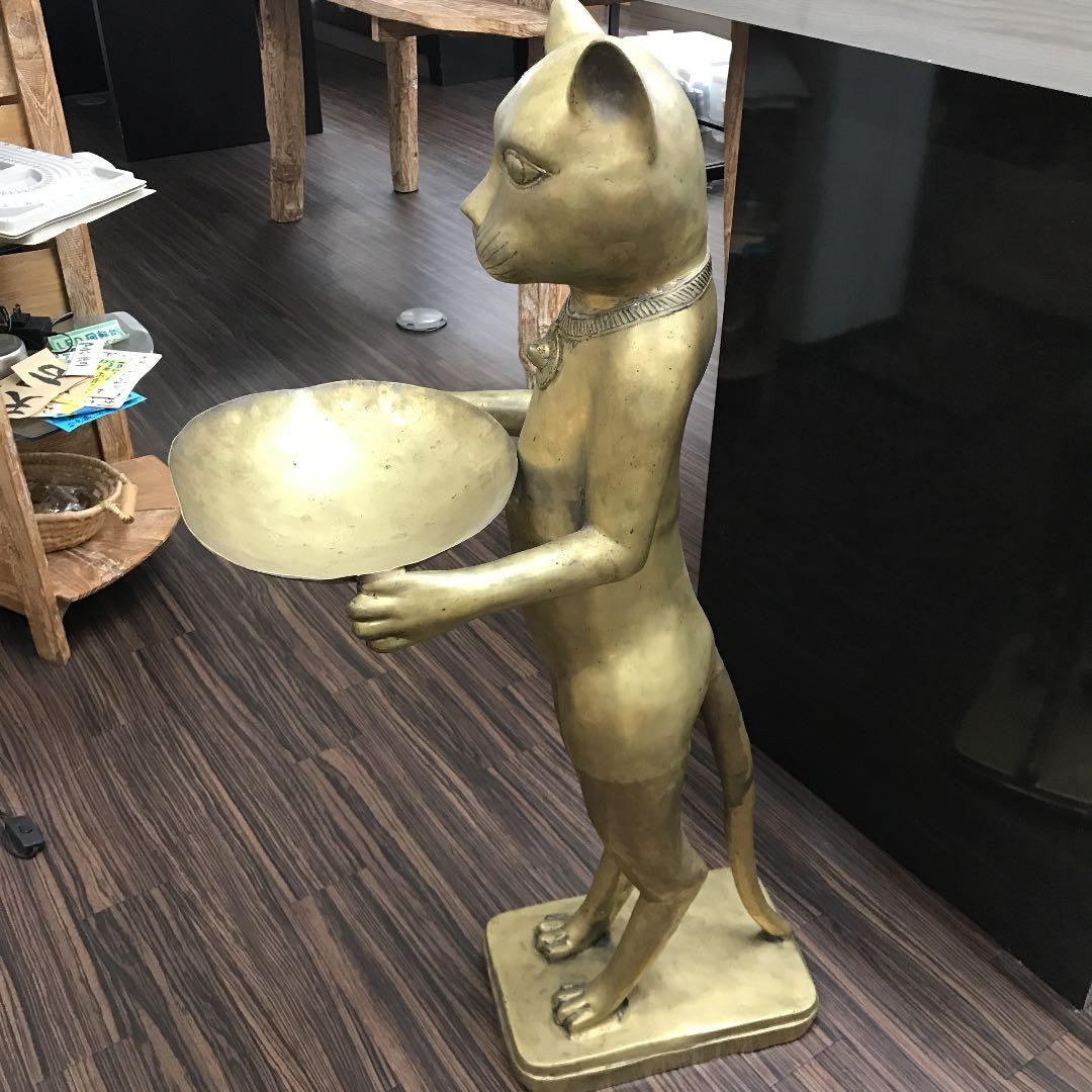 ネコ　ブロンズ