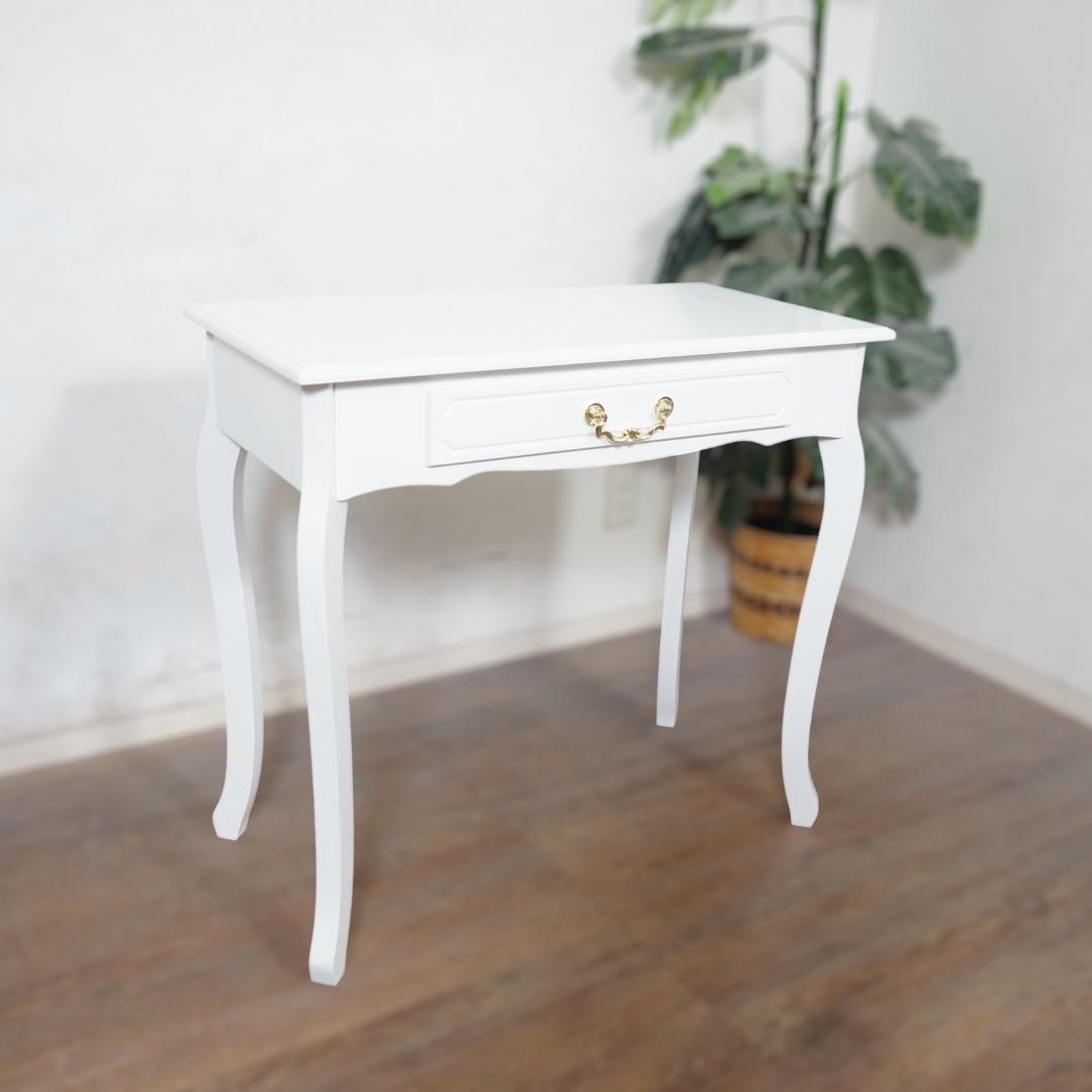 送料無料【新品】アンティーク調　ドレッサーテーブル