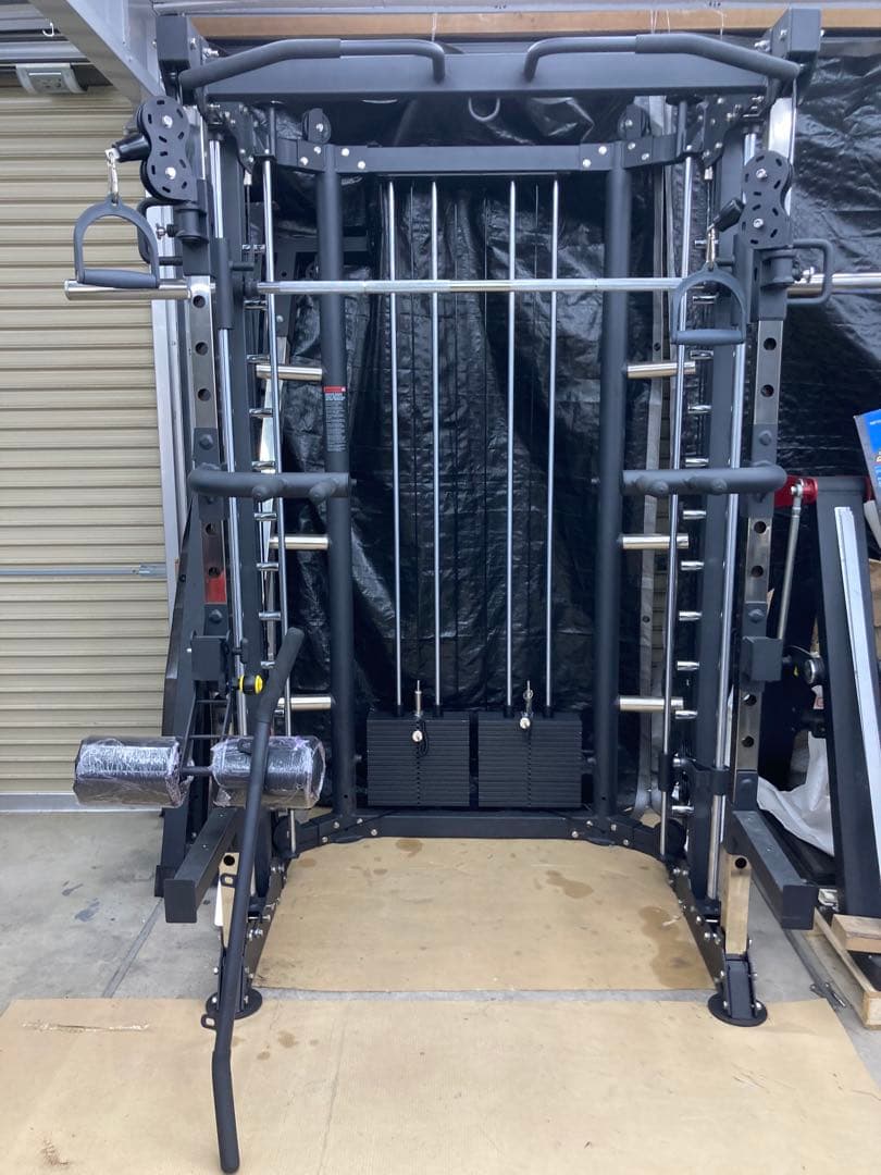 amema　直接引取り　スミスマシン　ケーブル136kgウエイトスタック