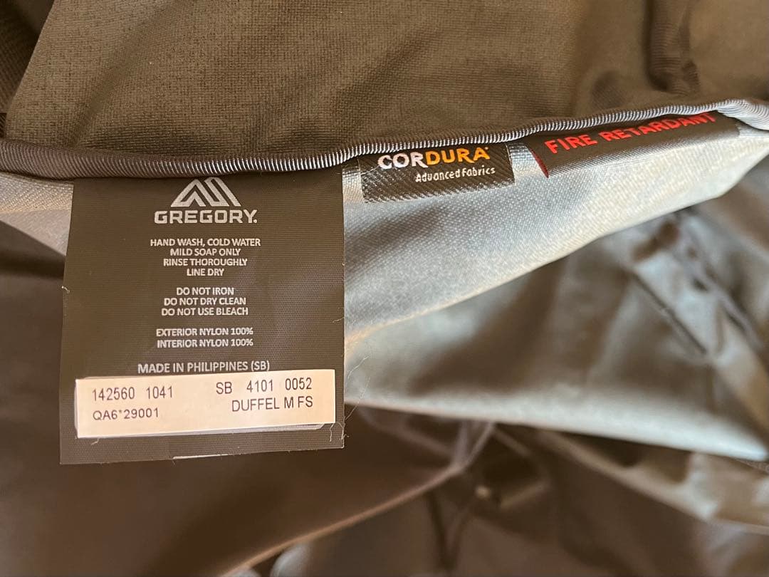 GREGORY ダッフルバッグ M FR