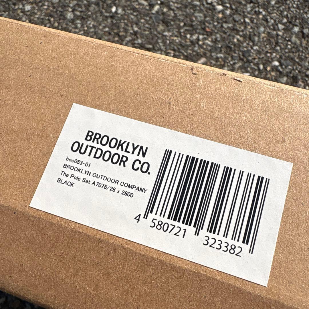 ブルックリンアウトドアカンパニー【新品廃盤】タープポール♪黒