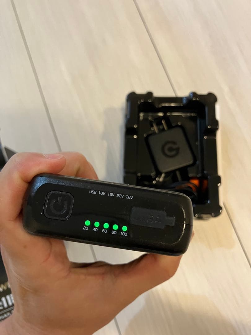 【週末値下げ】 長信ジャパン　28V GB-POWERファンバッテリーセット