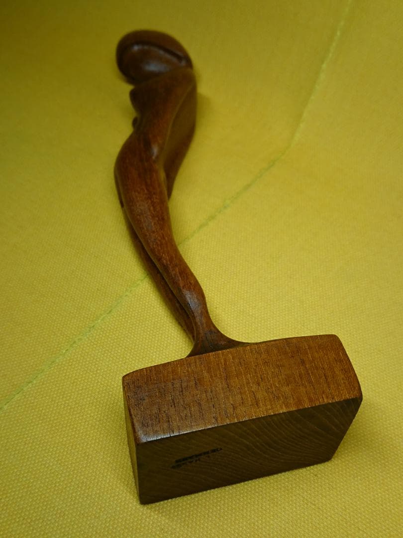 ビンテージ　人形　木彫　彫像　北欧　置物　インテリア　工芸品　美術品　A3303