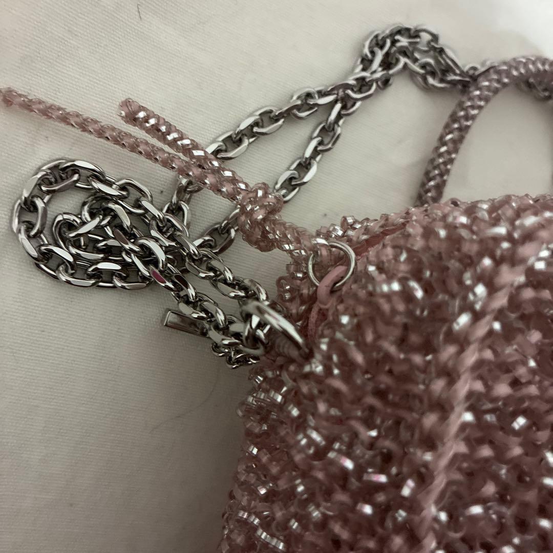 アンテプリマ ANTEPRIMA ボクシー　スモール　ワイヤーバッグ　ピンク