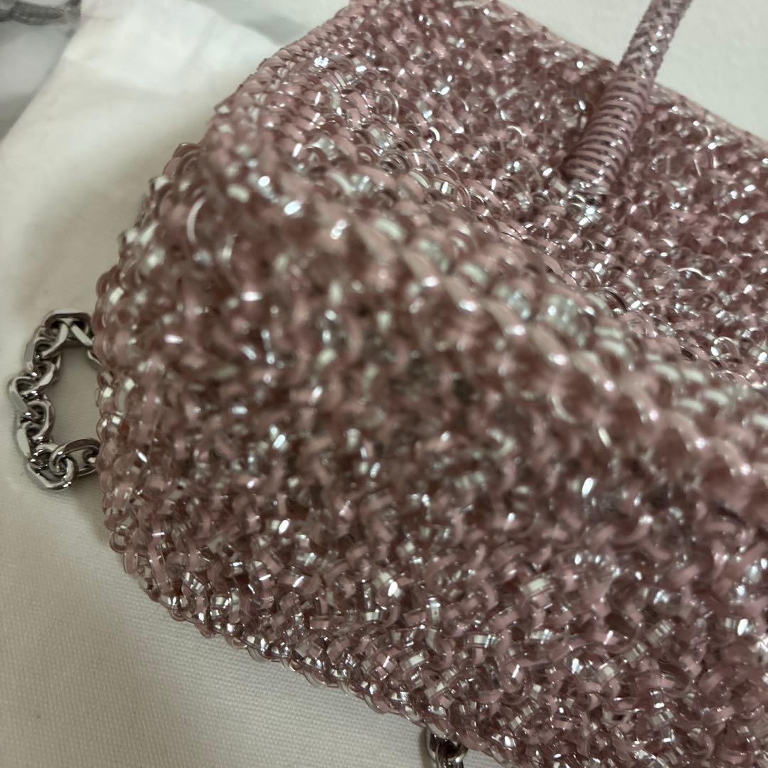 アンテプリマ ANTEPRIMA ボクシー　スモール　ワイヤーバッグ　ピンク