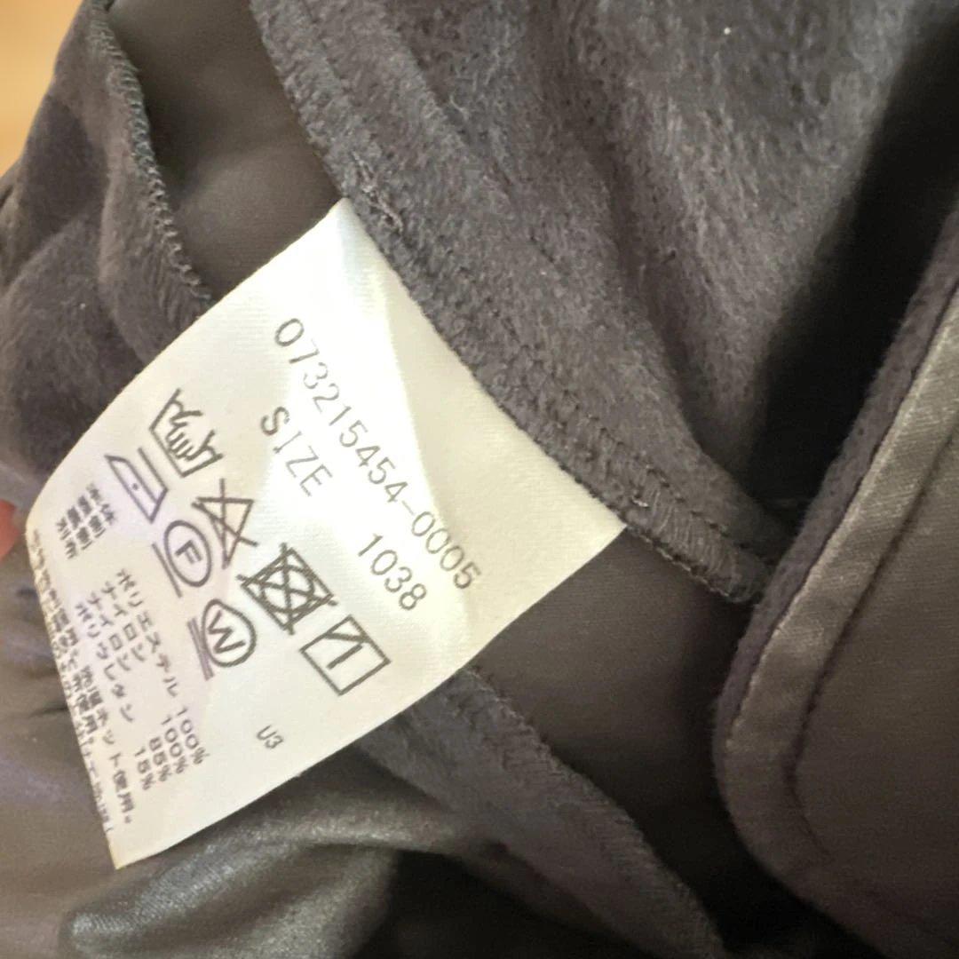 値下　ジーフォア　ブラック　裏起毛パンツ　38 美品