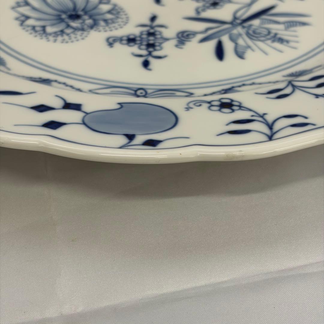 【1119M5】マイセン ブルーオニオン プレート 大皿