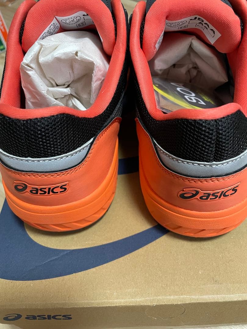 年初めお値下げ！ASICS 安全靴 BOAシステム ブラック/オレンジ