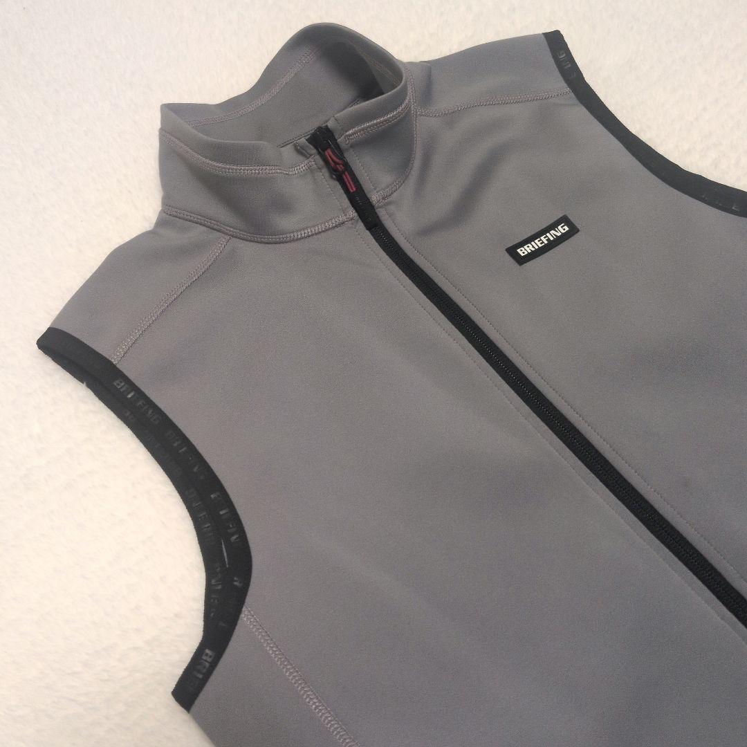 BRIEFING ベスト 3Dロゴ ストレッチ素材 ブリーフィング 男女兼用 S
