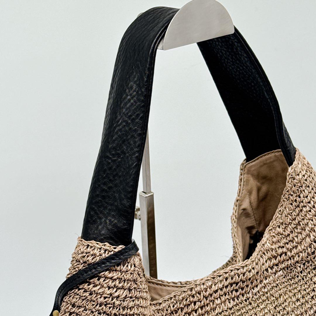 美品✨VIOLAd'ORO ヴィオラドーロ タッセルアバカショルダー