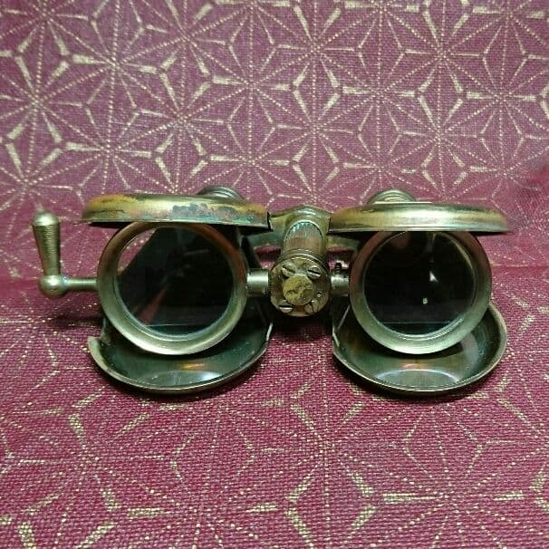 アンティーク 双眼鏡 折り畳み式