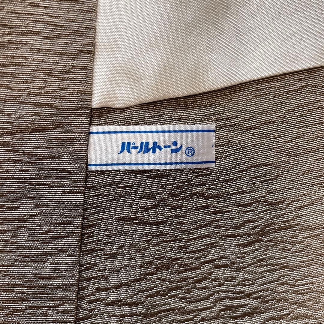 訪問着　フルセット　桐　桐の花　金駒刺繍　金彩加工　パールトーン加工　着物　H1