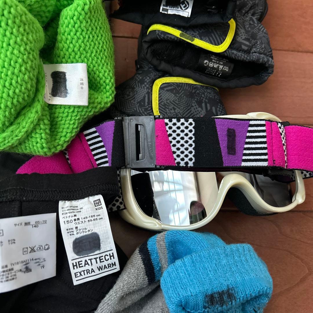 スキーウェアSPALDING美品　140 9点セット