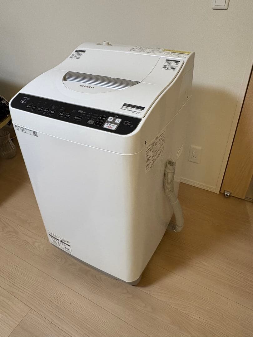 SHARP ES-TX5F 縦型洗濯機 乾燥機能付き　本体