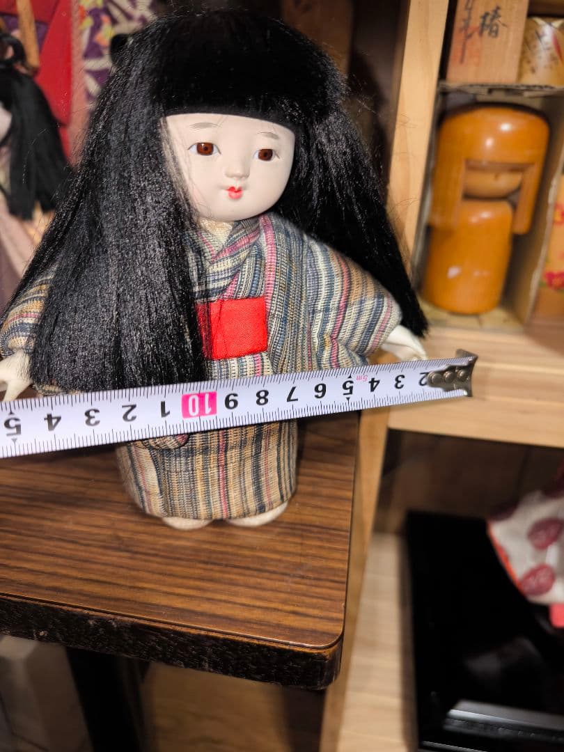 縁起物　人形　座敷童　女の子　曰く付き