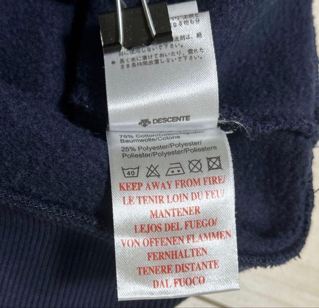 激レア 90s イングランド アンブロ umbro 刺繍ロゴ スウェット 紺　赤