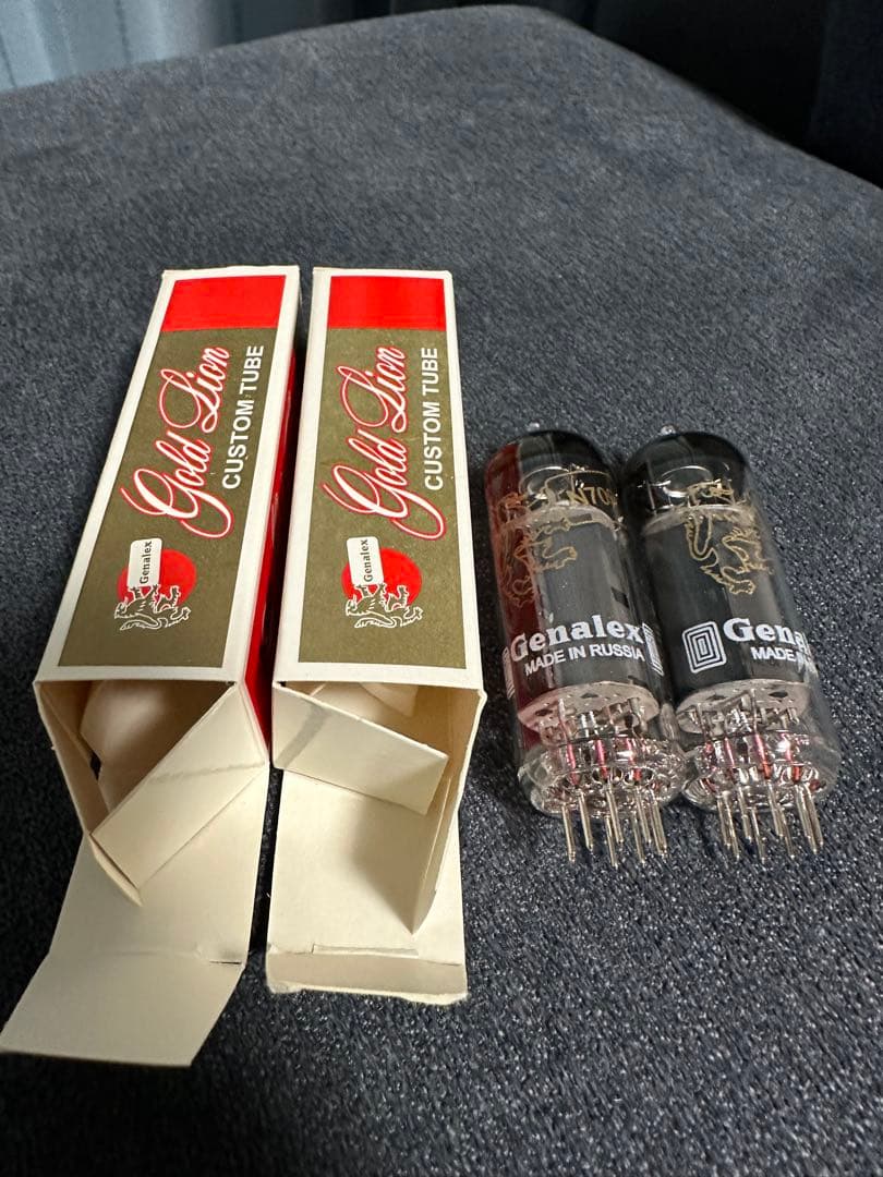 新品同様 Genalex GOLD LION EL84 N709 マッチ2本