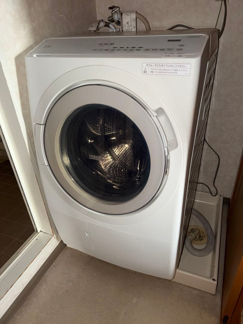 2023年製 12kg / 6kg 日立 ビッグ ドラム式洗濯機 SX120HL