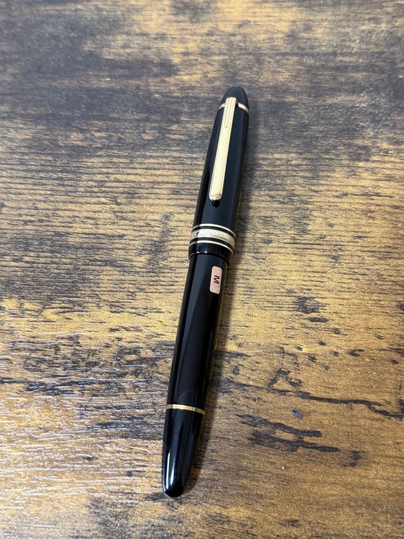 未使用に近い　146 ル グラン　14K 全金　2段エボナイトペン芯　万年筆　F