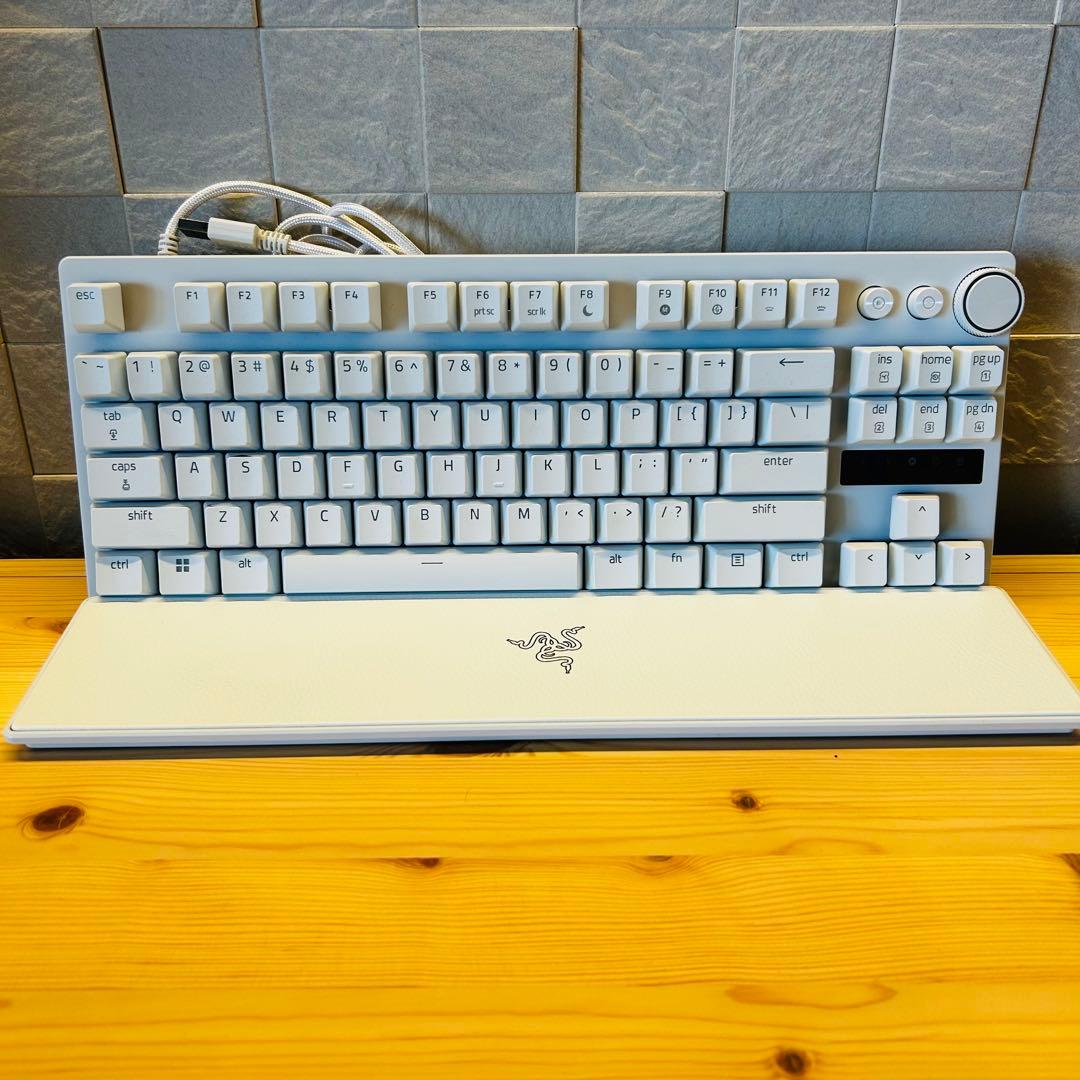 キーボード Razer Huntsman V3 PRO TENKEYLESS White