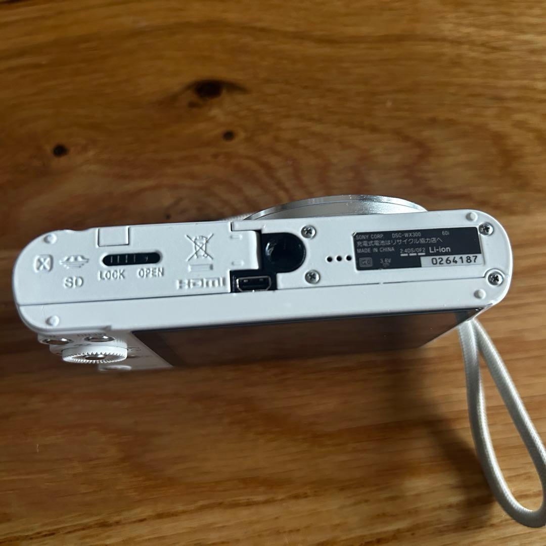 SONY Cyber-shot DSC-WX300 ホワイト デジカメ
