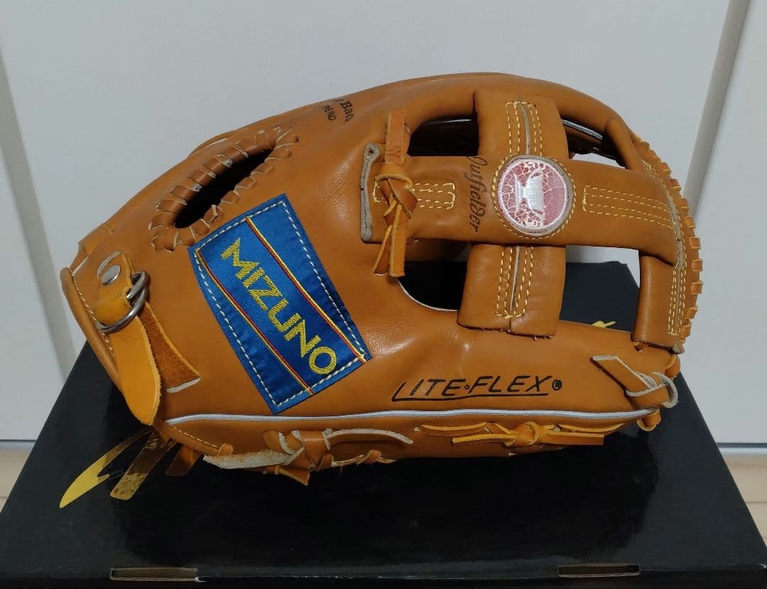 当時物　ミズノ　ワールドウィン 赤カップ　硬式グラブ　グローブ　 高田繁モデル