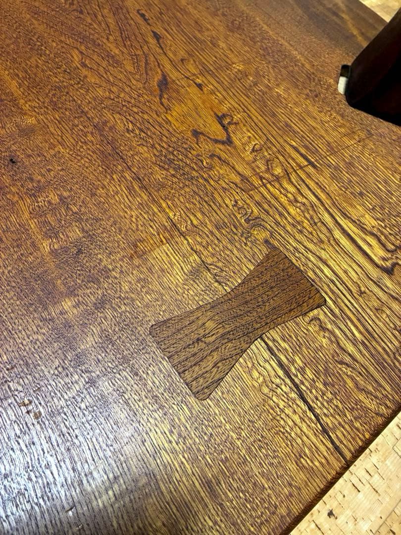 欅の一枚板　座卓　無垢　 ローテーブル　昭和レトロ