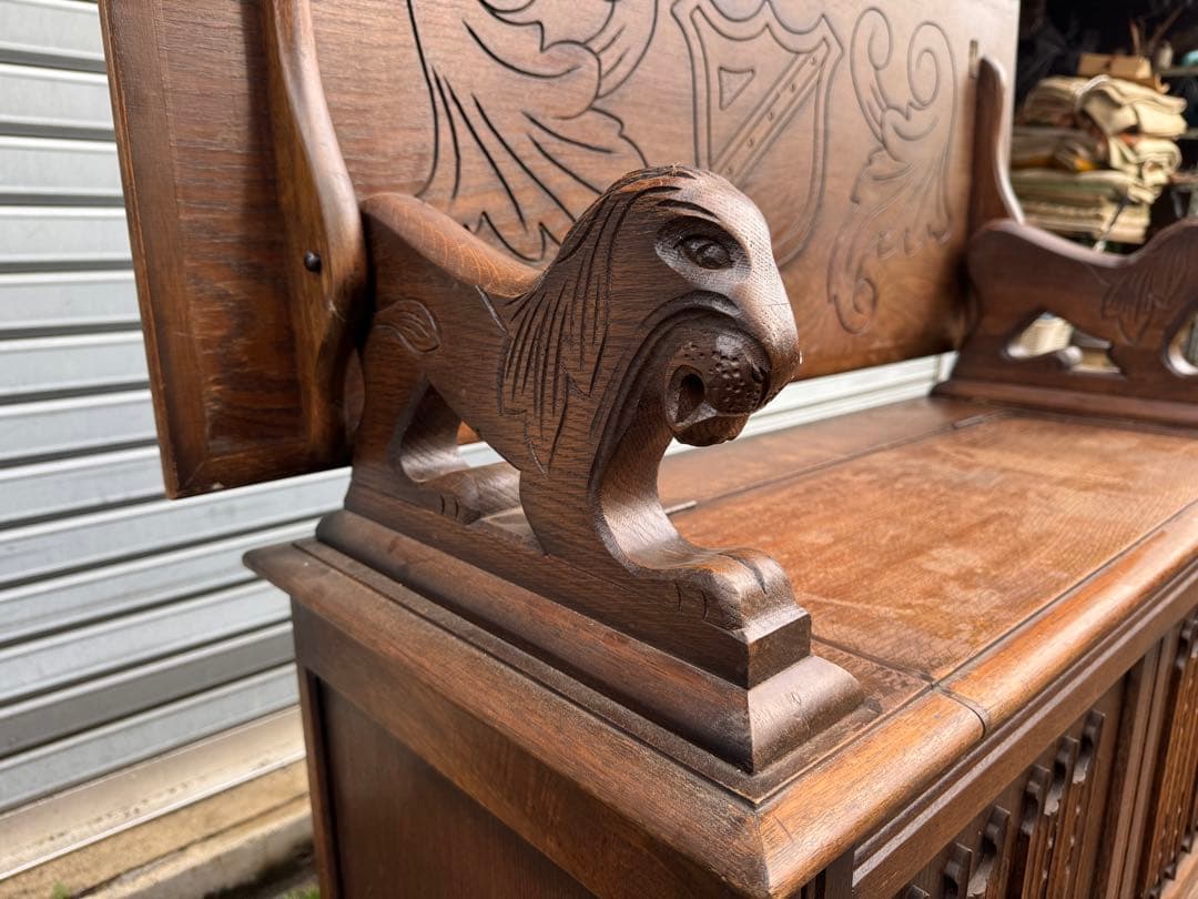 UKビンテージ Vintage モンクスベンチ