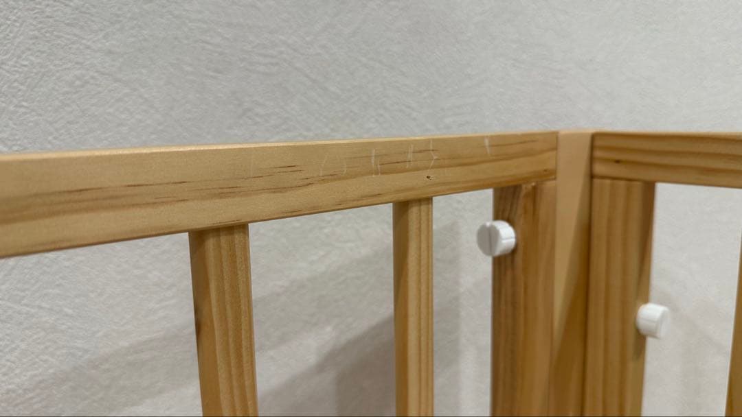 yamatoya【ミニサイズ】トール Wオープンベビーベッド ナチュラル