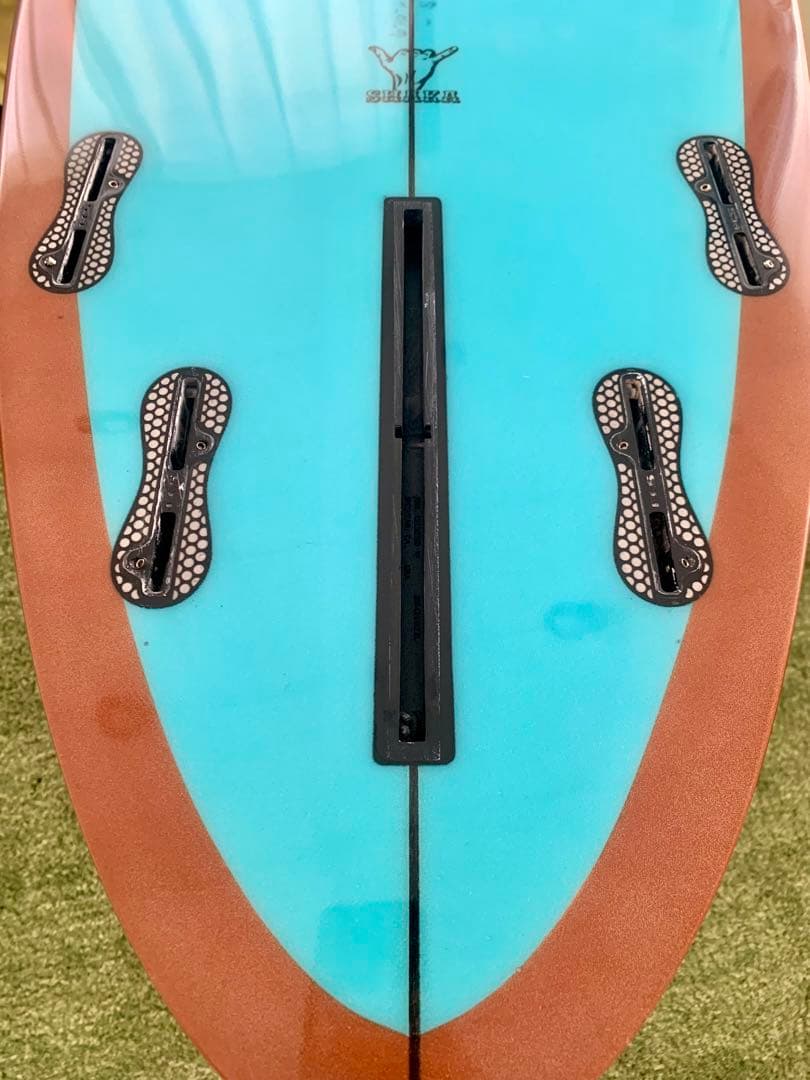 SHAKAミッドレングスサーフボード ライトブルー